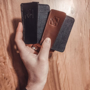 Modern Wallet Leather/Denim